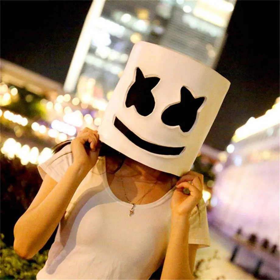 LED maska Marshmello