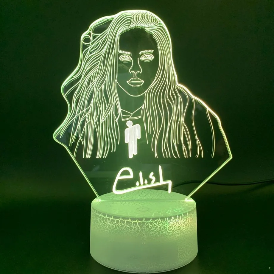 Stylová stolní lampa Billie Eilish