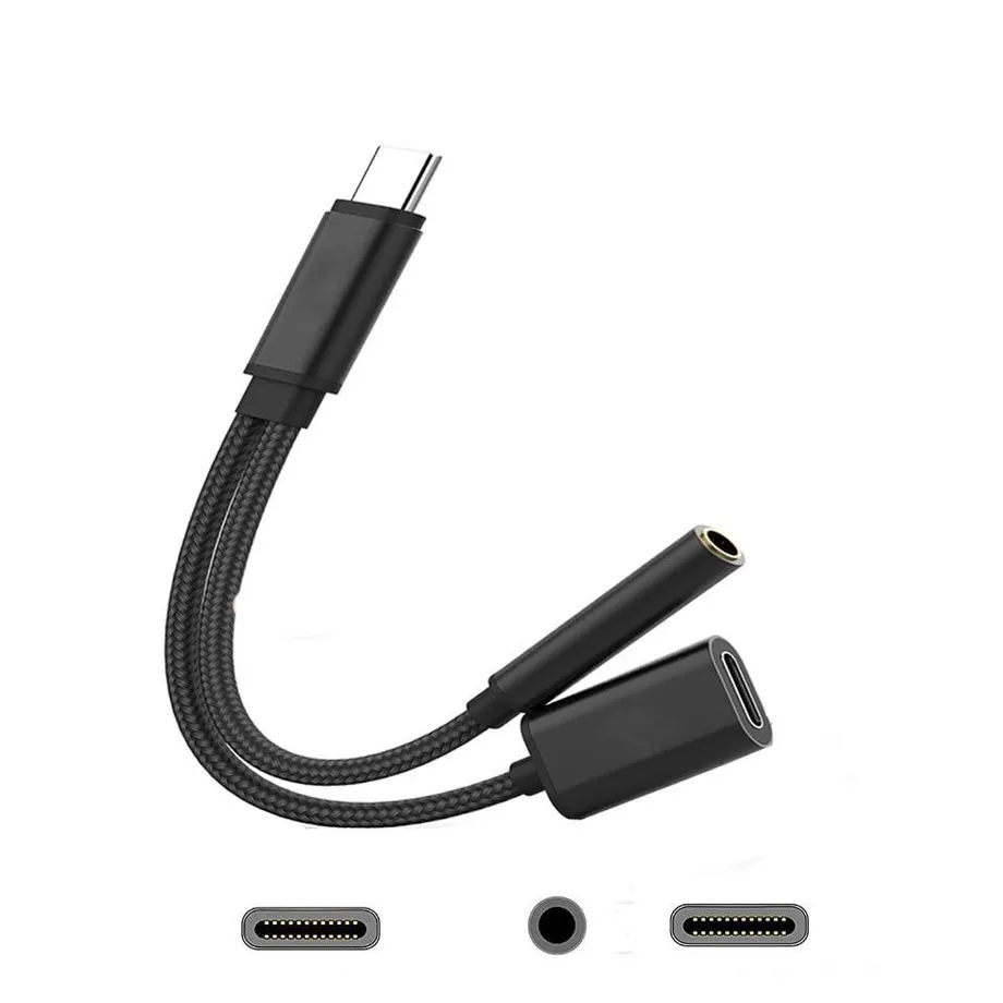 Adaptér USB-C na 3,5mm jack / USB-C