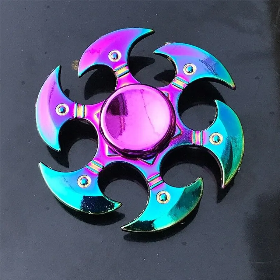 Duhový fidget spinner E64