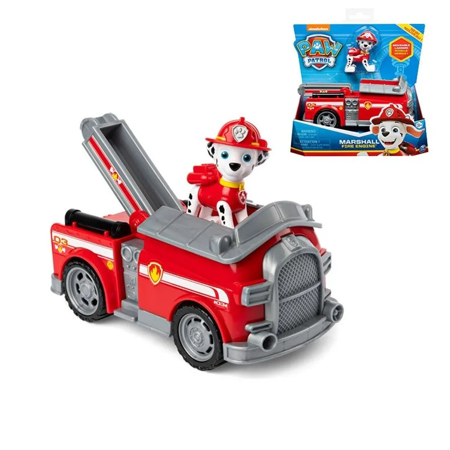 Paw Patrol hračky auta v sadě (6, 7 nebo 9 figurek)