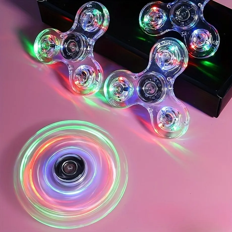 Barevný LED Fidget Spinner - Hvězda klidu pro malé šampiony