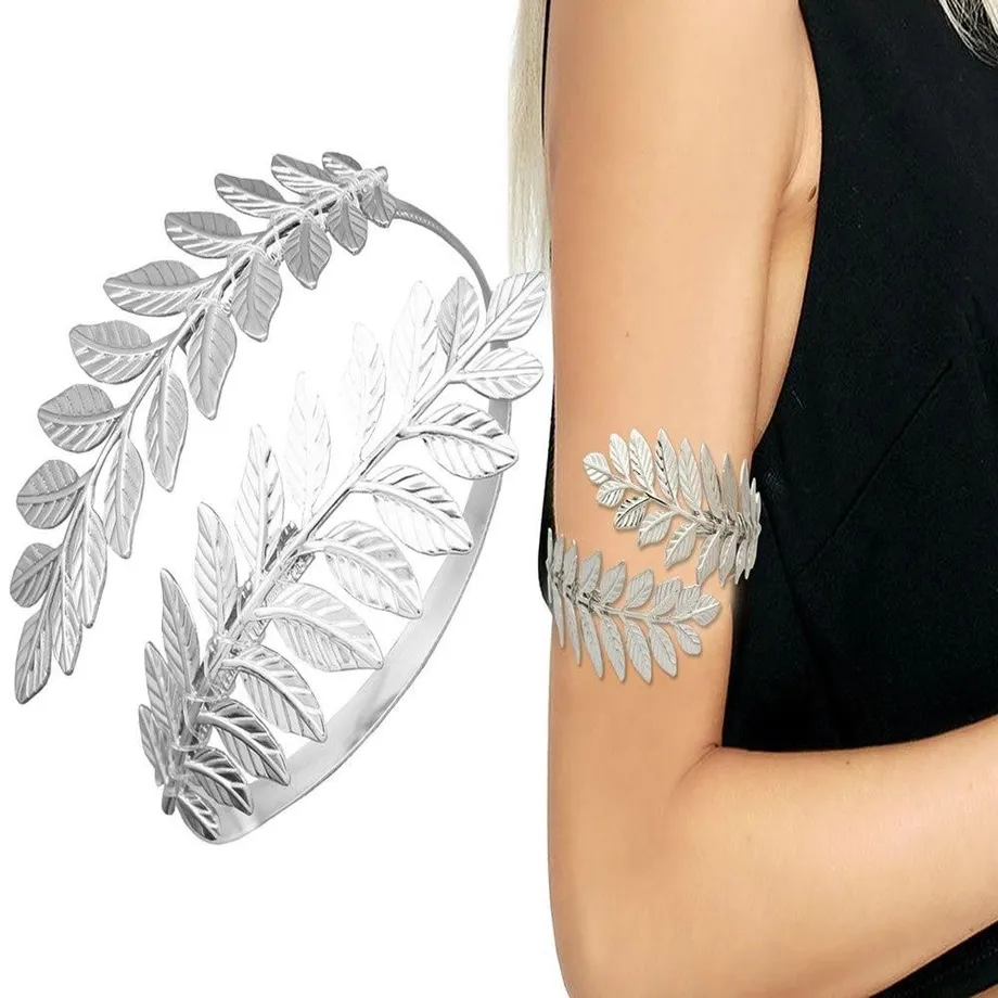 Řecko-římský náramek Laurel Leaf Armband Upper Arm Cuff