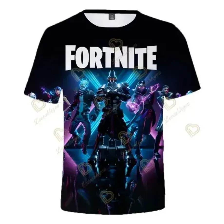 Stylové unisex tričko s krátkým rukávem a různými motivy z oblíbené hry Fortnite