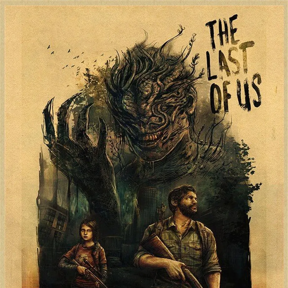 Plakát s motivem hry The Last of Us