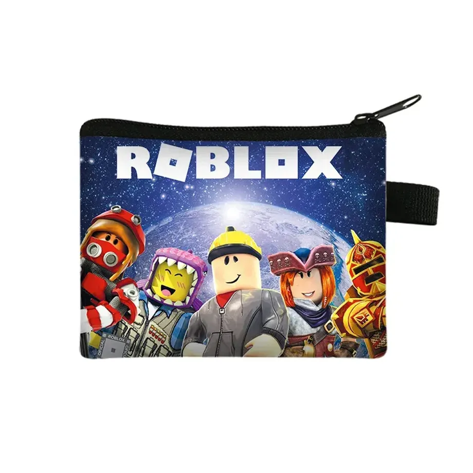 Unisex dětská peněženka na zip a s motivy oblíbených postav ze hry Roblox