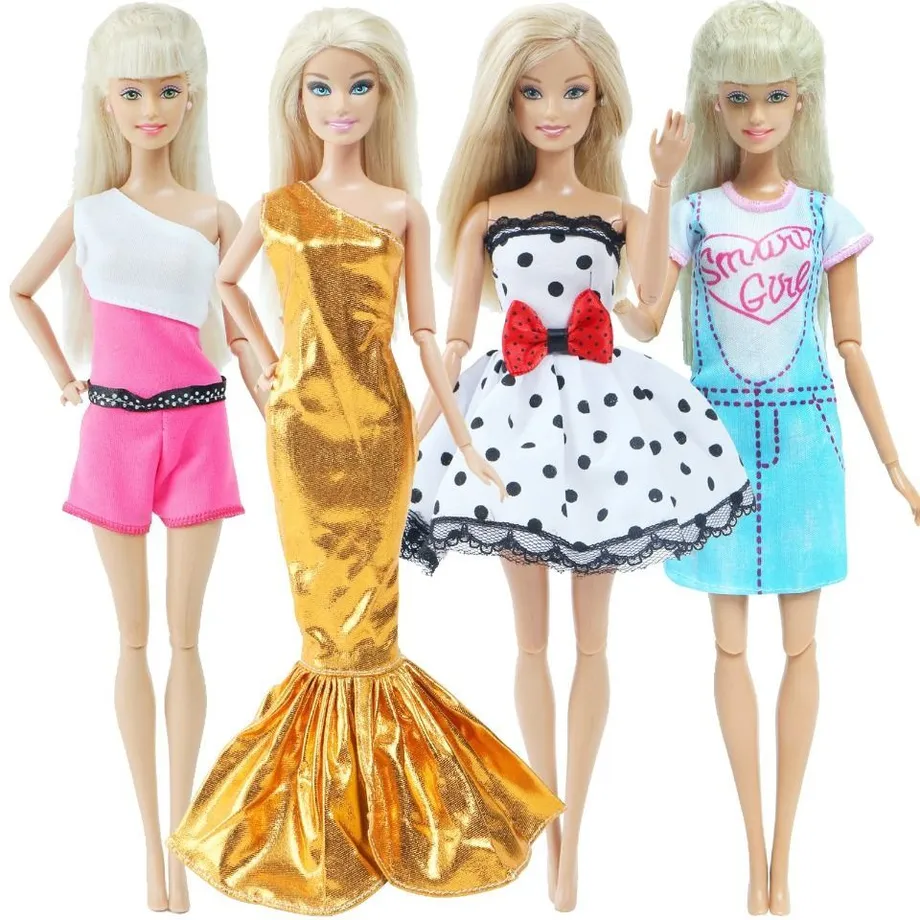 Sada oblečení pro panenku Barbie - 5 ks