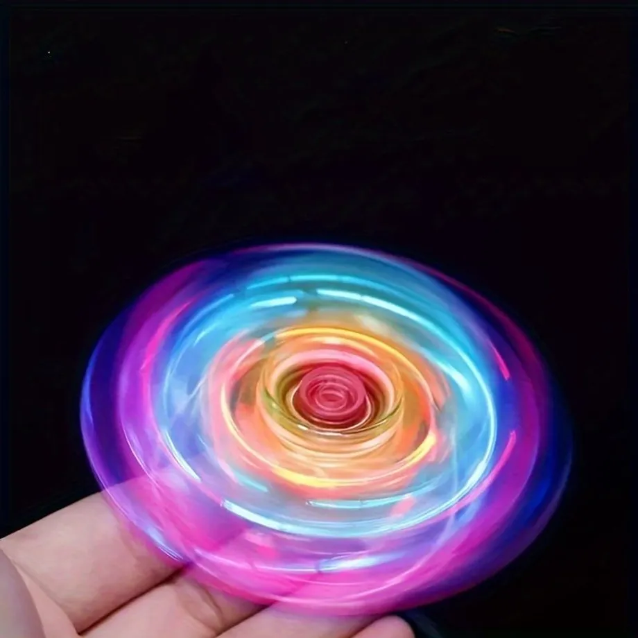 Barevný LED Fidget Spinner - Hvězda klidu pro malé šampiony