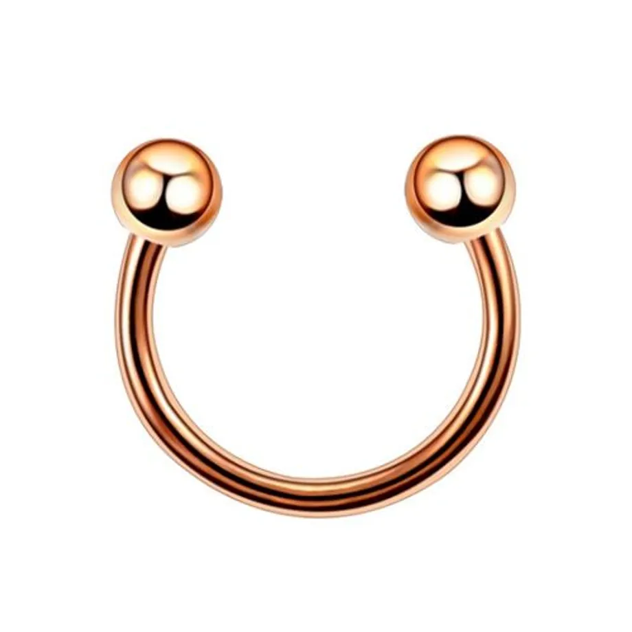 Trendy septum piercing do nosu s hrotem nebo kuličkou