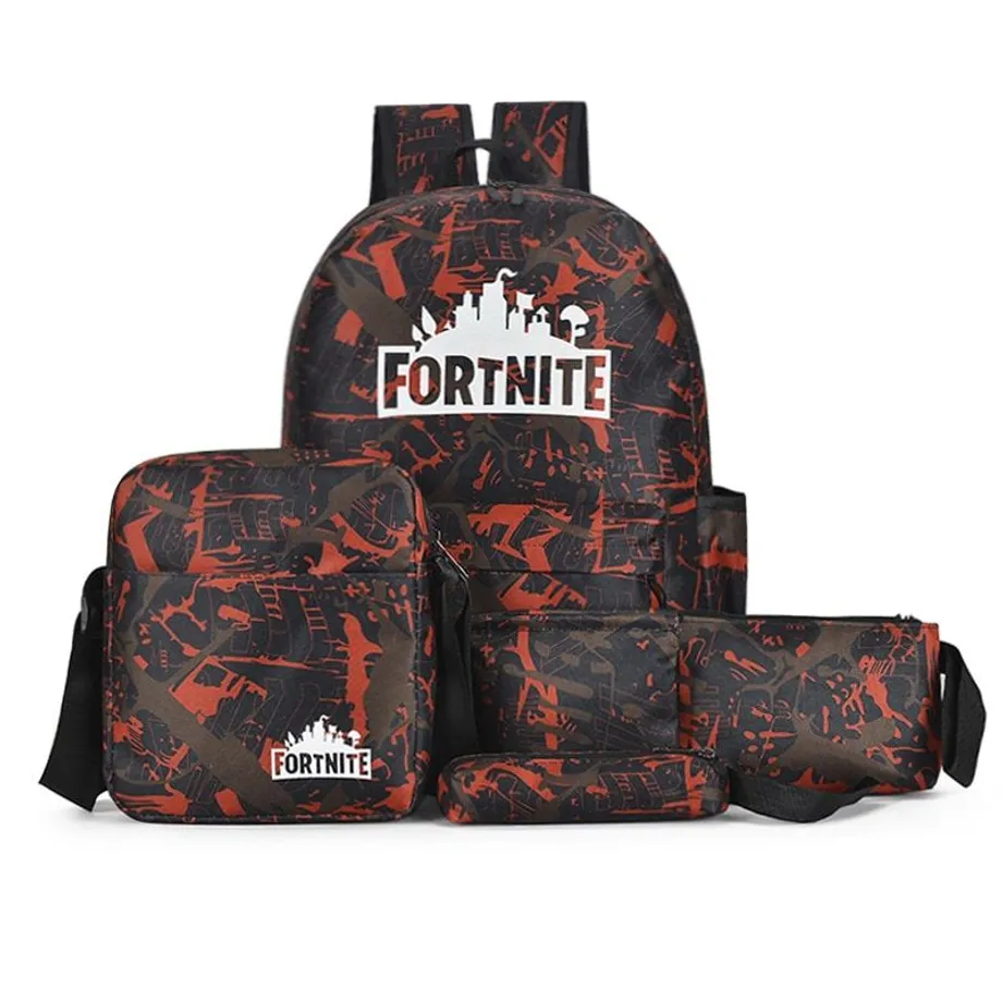 Sada dětských tašek s motivem počítačové hry Fortnite A set of 5 pieces 1