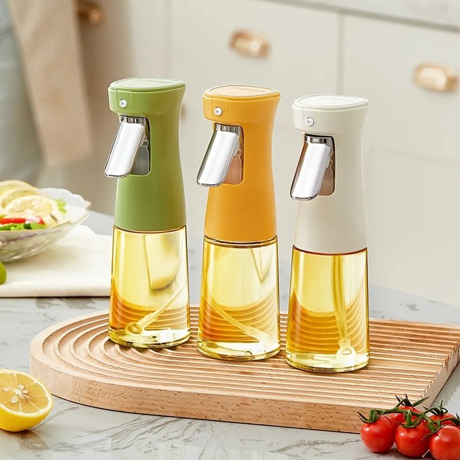 Luxusní skleněný sprej na olivový olej a vinaigrette (100 ml) - zdravé vaření bez zbytečného tuku