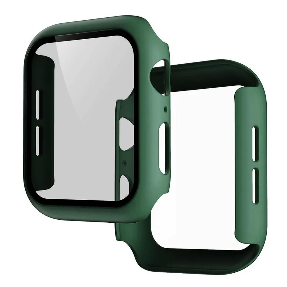 Silikonové pouzdro a tvrzené sklo na Apple watch