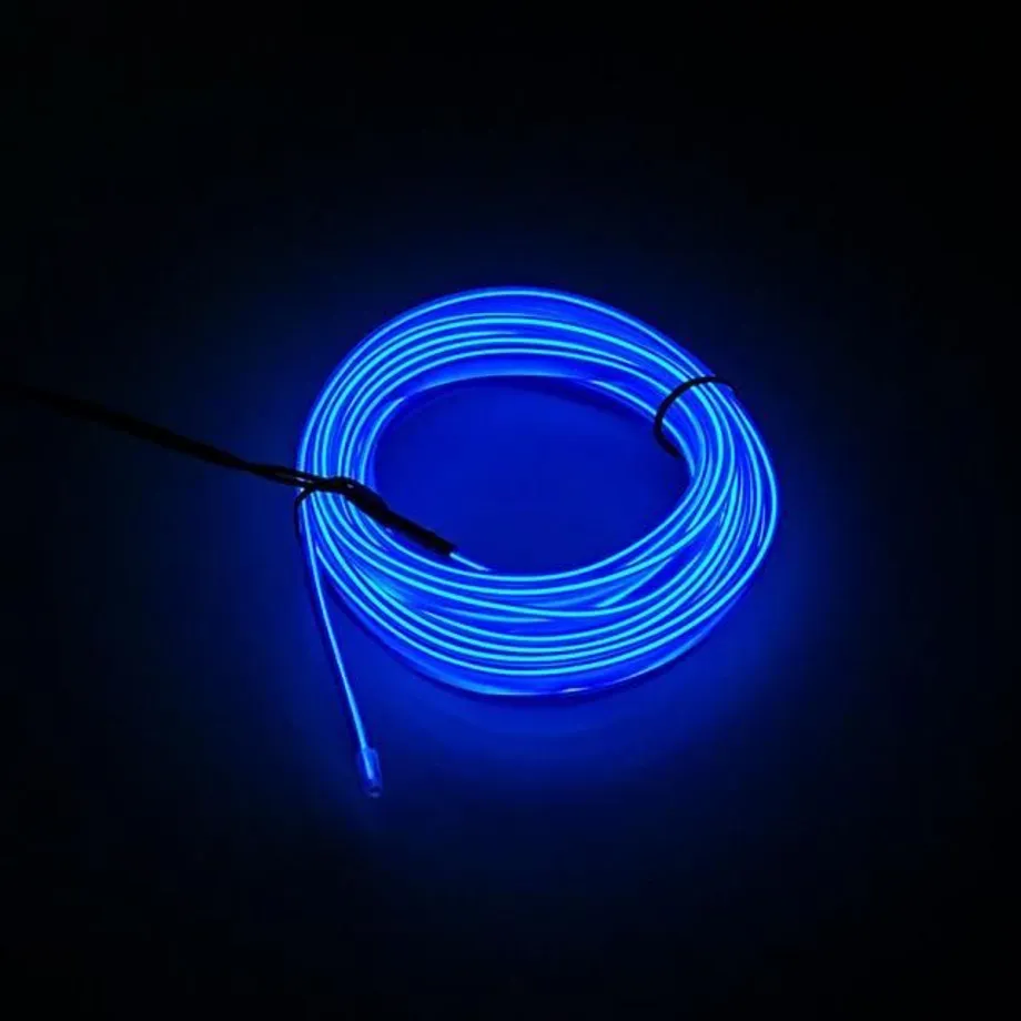 Osvětlení auta LED USB blue