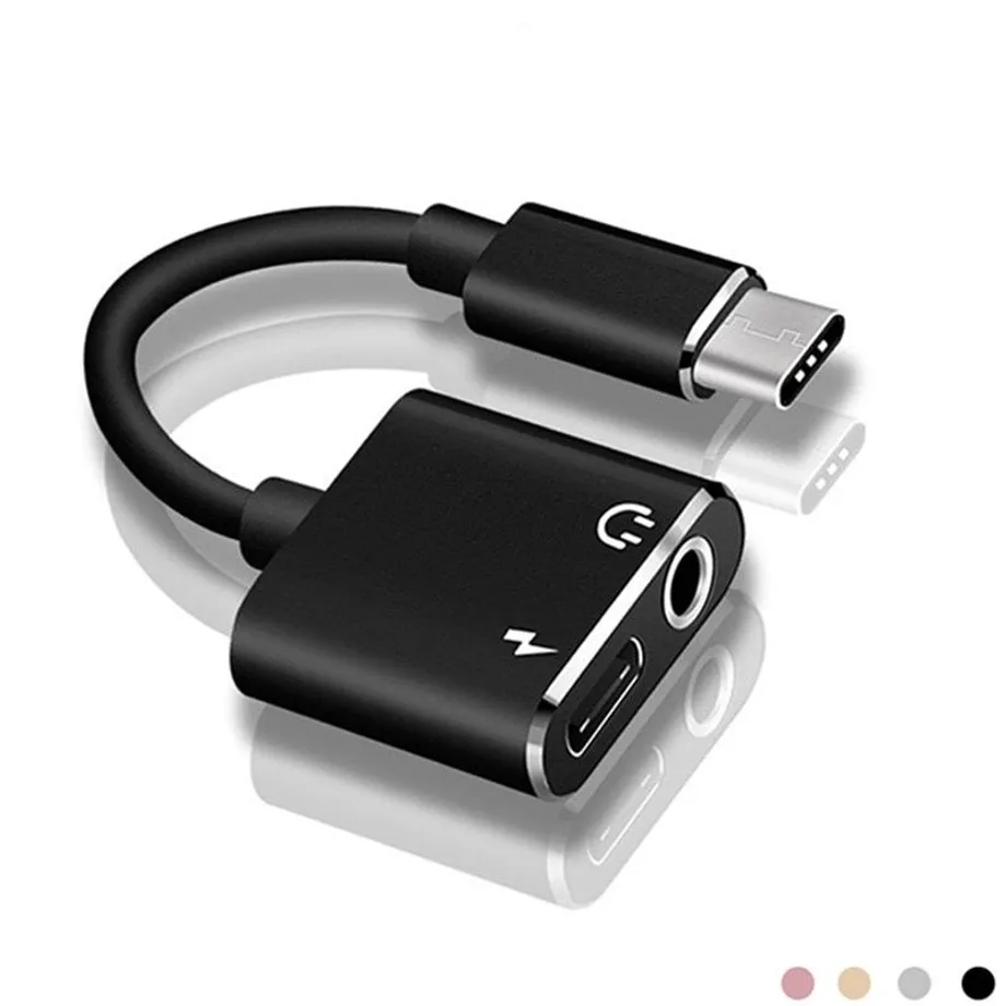 Adaptér USB-C na 3,5mm jack / USB-C K6