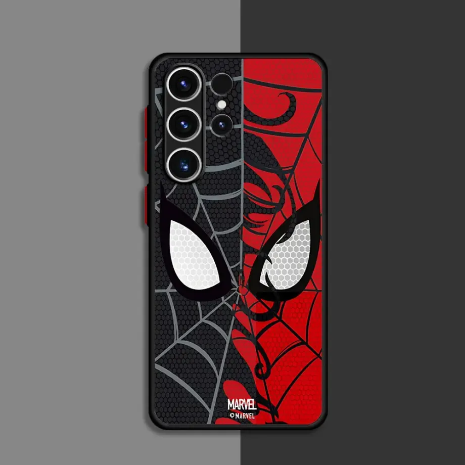 Kryt na telefony Samsung s motivy masky superhrdiny Spider-man