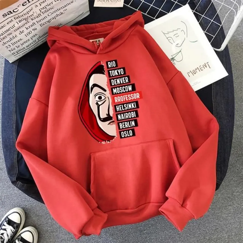 Unisex mikina Money Heist (La Casa De Papel) dmred615 xl