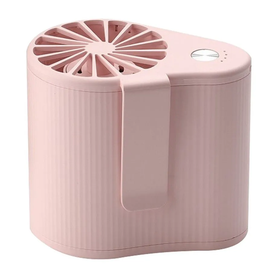 Mini ventilátor klipem tmavě Aspen ruzova