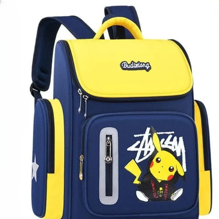 Dětský malý školní batoh s motivem Pokémon - Pikachu