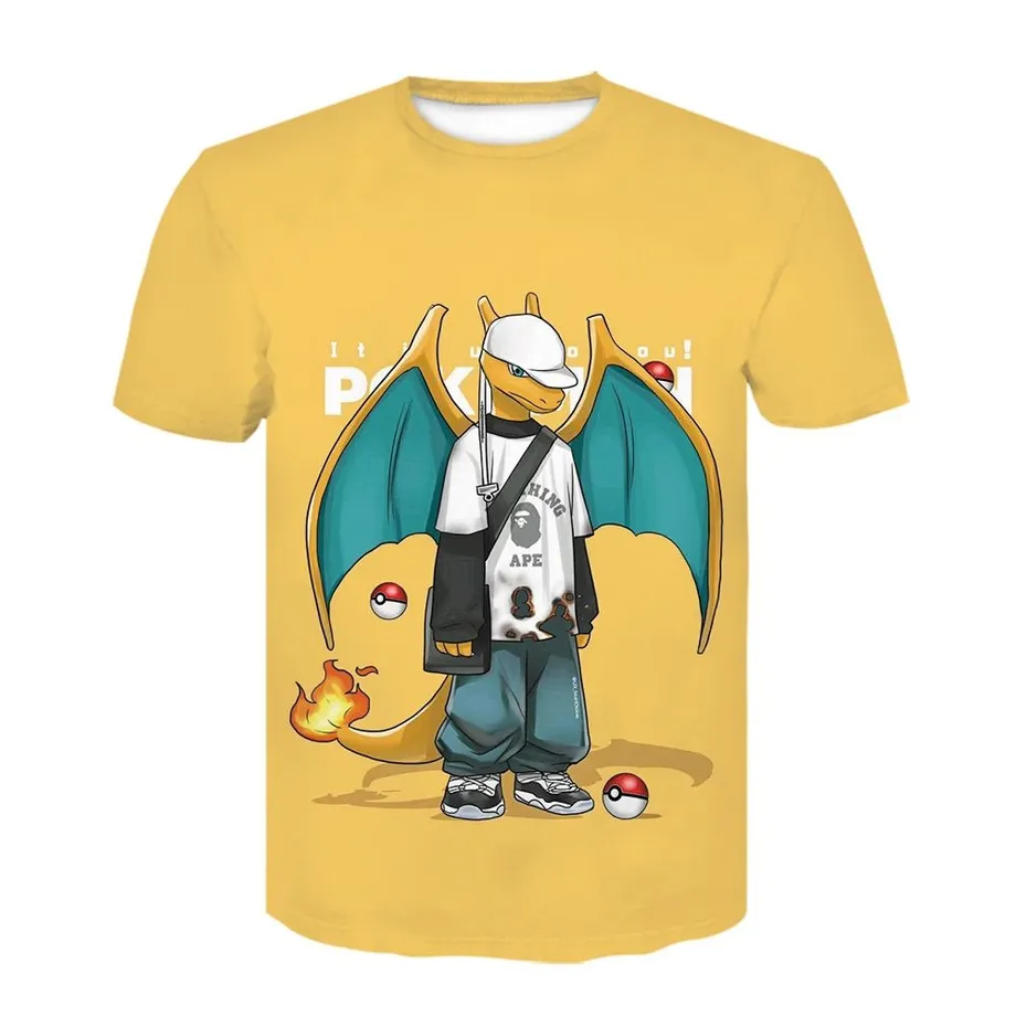 Stylové unisex tričko s 3D potiskem skvělých Pokemonů