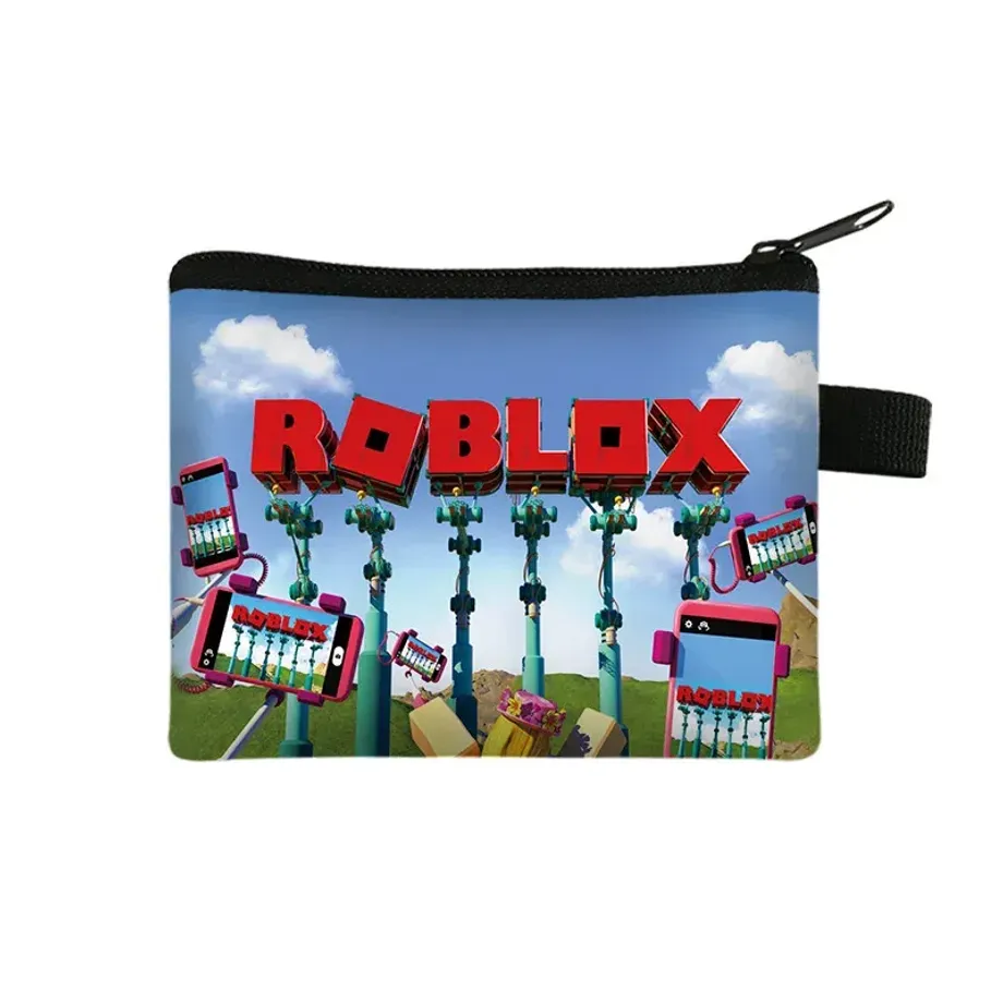 Unisex dětská peněženka na zip a s motivy oblíbených postav ze hry Roblox