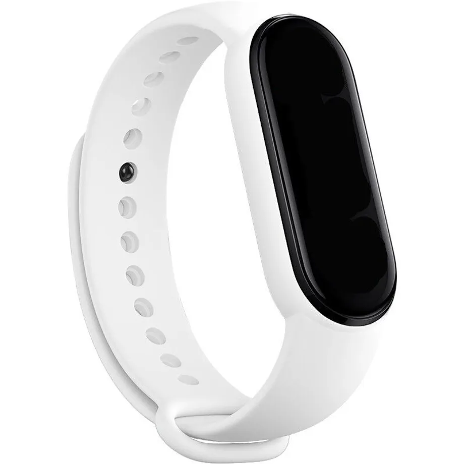 Silikonový řemínek pro Xiaomi Mi Band 5 / 6 Anthony silikonovy-reminek-pro-xiaomi-mi-band-5-6-t863-bila