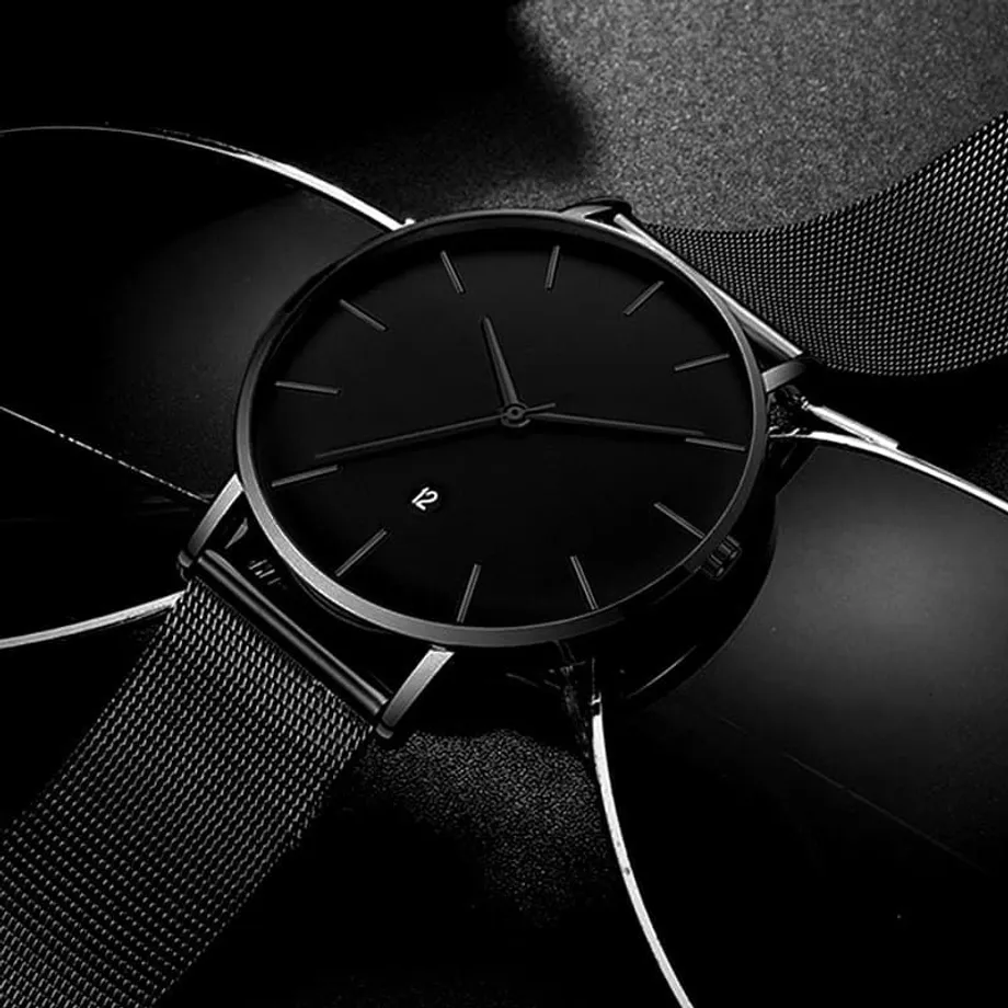 Stylové pánské hodinky Stainless Steel Quartz