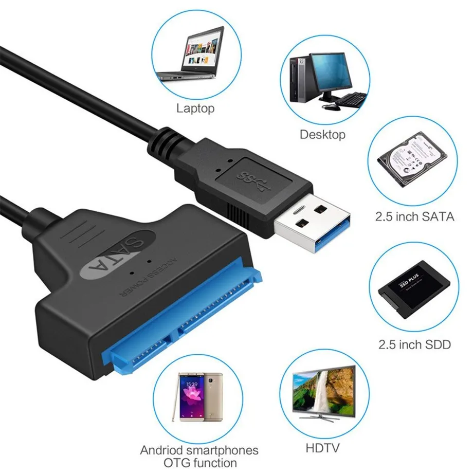 USB 3.0 SATA kabel na USB adaptér