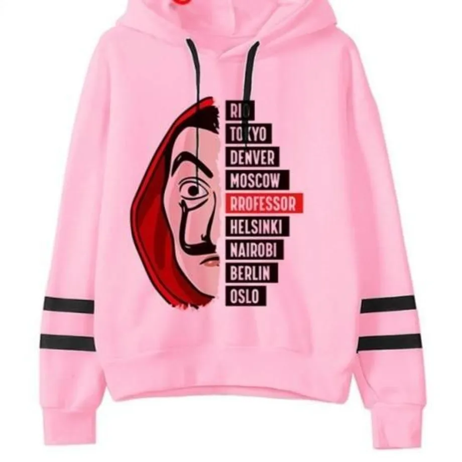 Unisex mikina Money Heist (La Casa De Papel) twpink615 xl