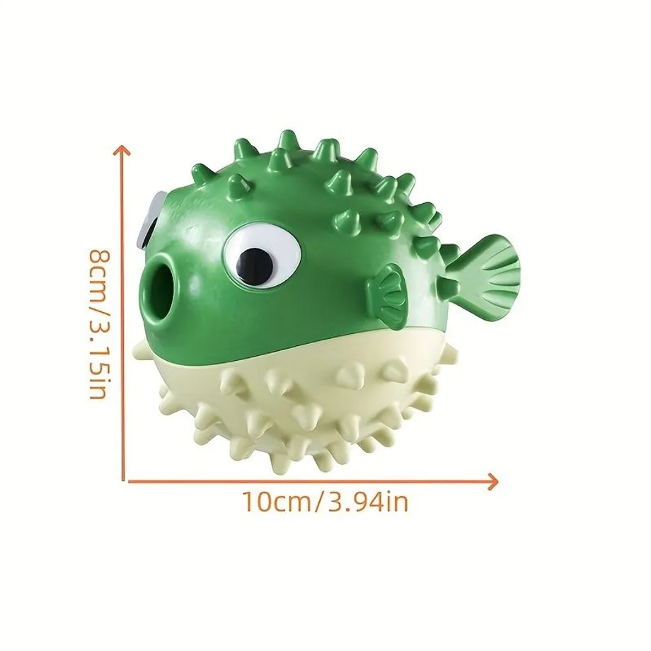 Kousání odolná hračka pro psy ve tvaru pufferfish