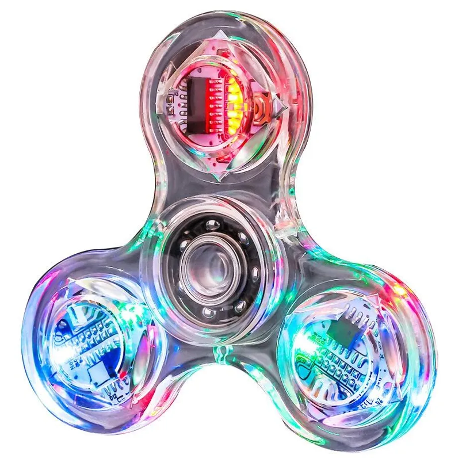 Ruční svítící LED fidget spinner