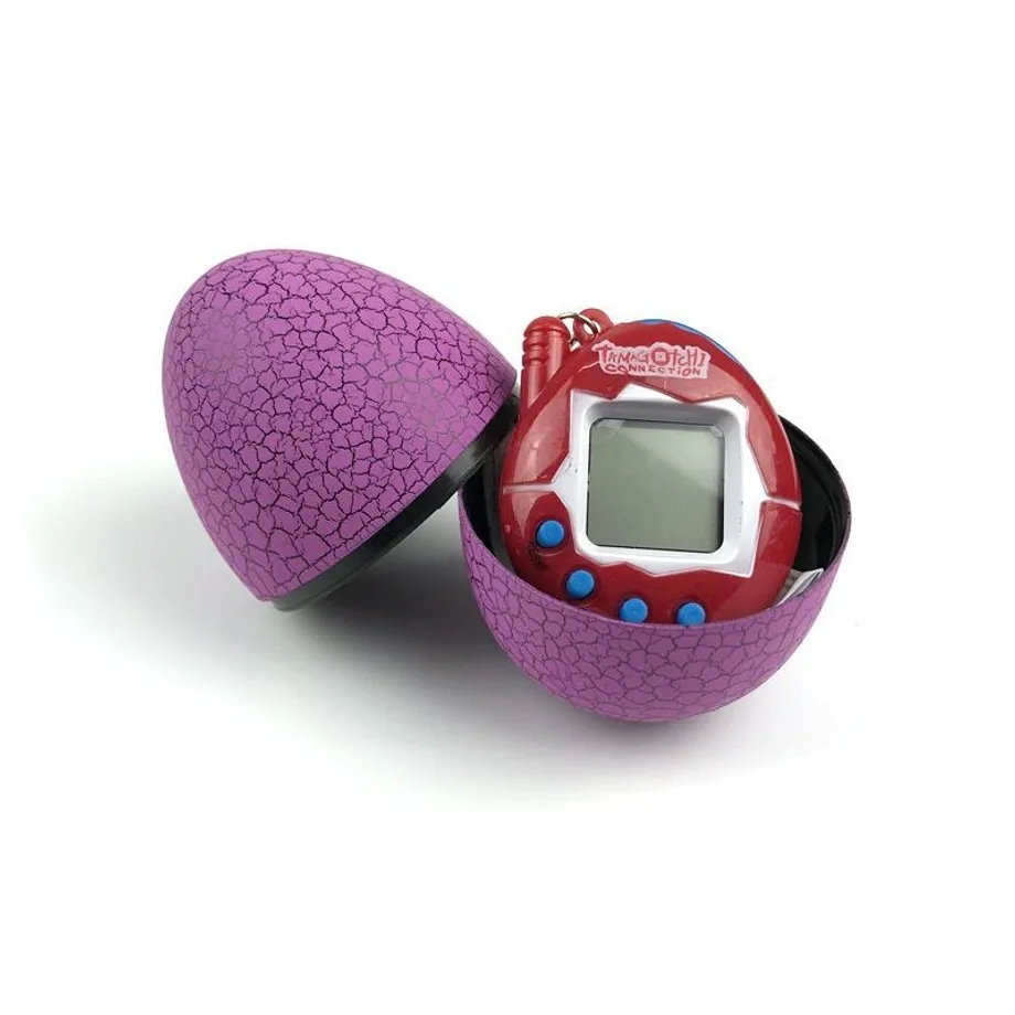 Dětská retro hračka Tamagotchi v dinosauřím vejci c