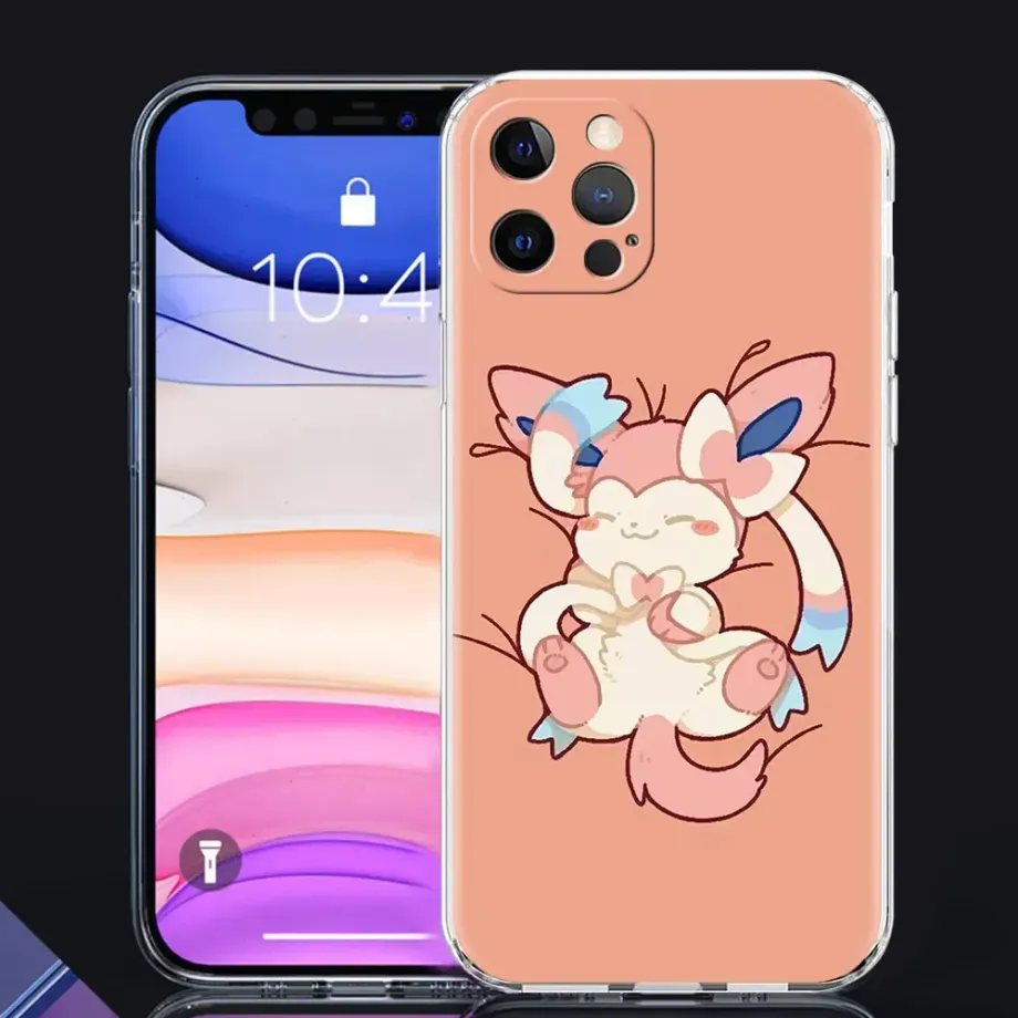 Silikonový kryt s motivy různých Pokémon na telefony iPhone