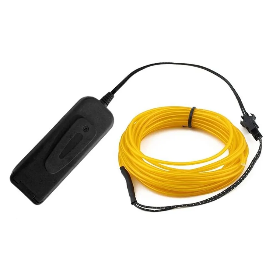 LED drátový kabel na oblečení Augustine zluta