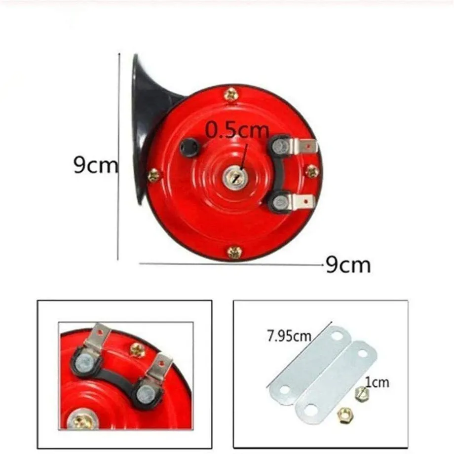 Dvoutónový elektrický hlasitý klakson 12V