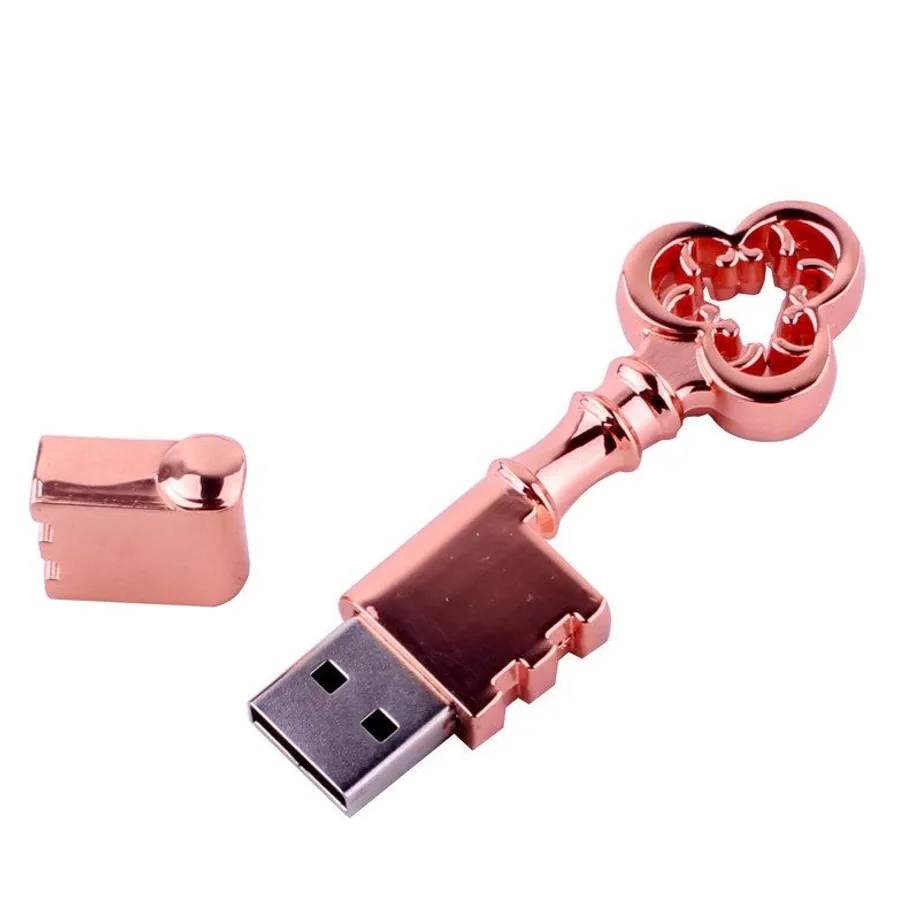 USB flash disk ve tvaru klíče