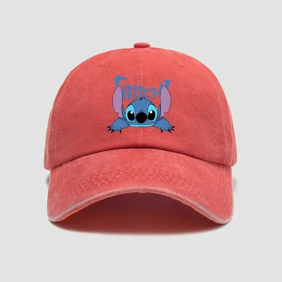 Dětská unisex trendy stylová kšiltovka s motivem oblíbené postavičky Stitch