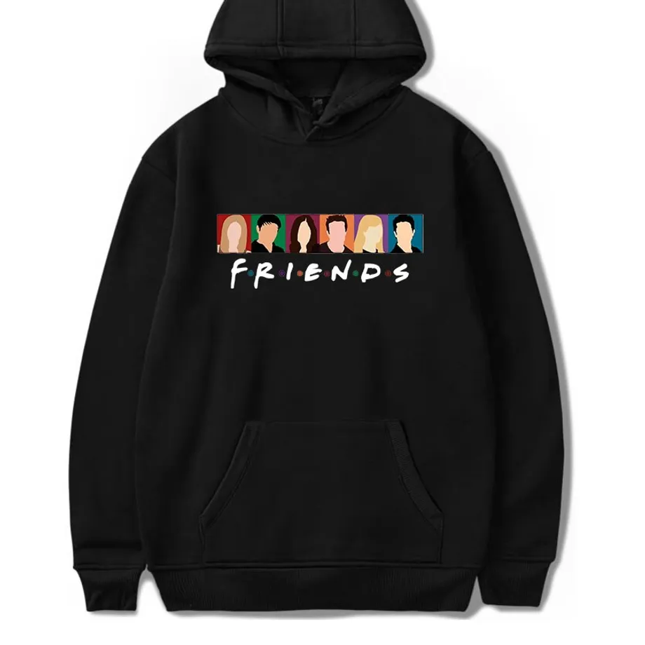 Módní dámská mikina Friends black 4XL