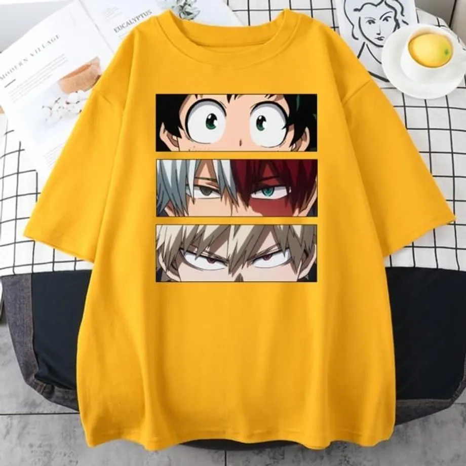 Dámské anime tričko My Hero Academia yellow s