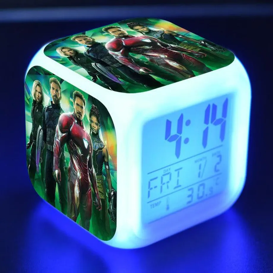 Digitální budík LED Marvel Avengers 11