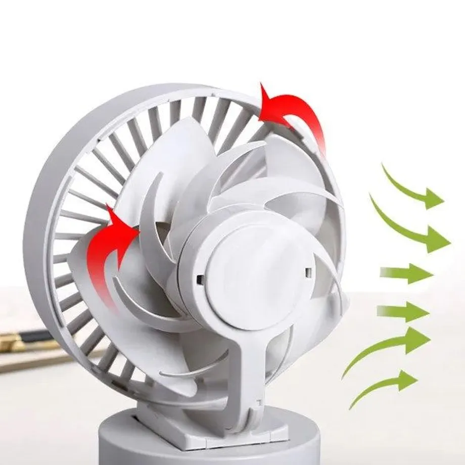 Letní mini přenosný ventilátor s USB napájením - dotykem si můžete vychutnat jemný vánek