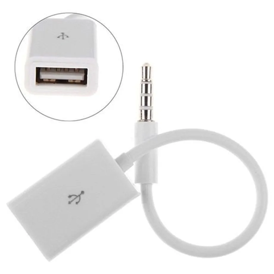 Redukce AUX 3,5mm jack na USB