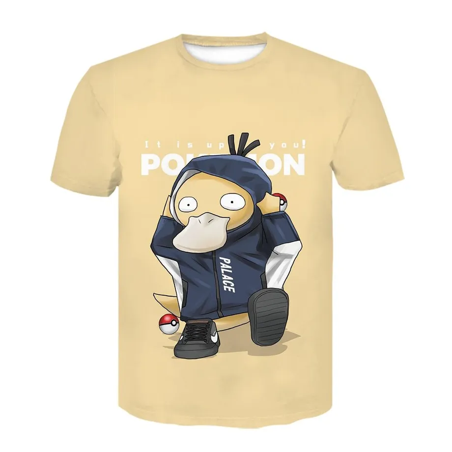 Stylové unisex tričko s 3D potiskem skvělých Pokemonů D-1078 130