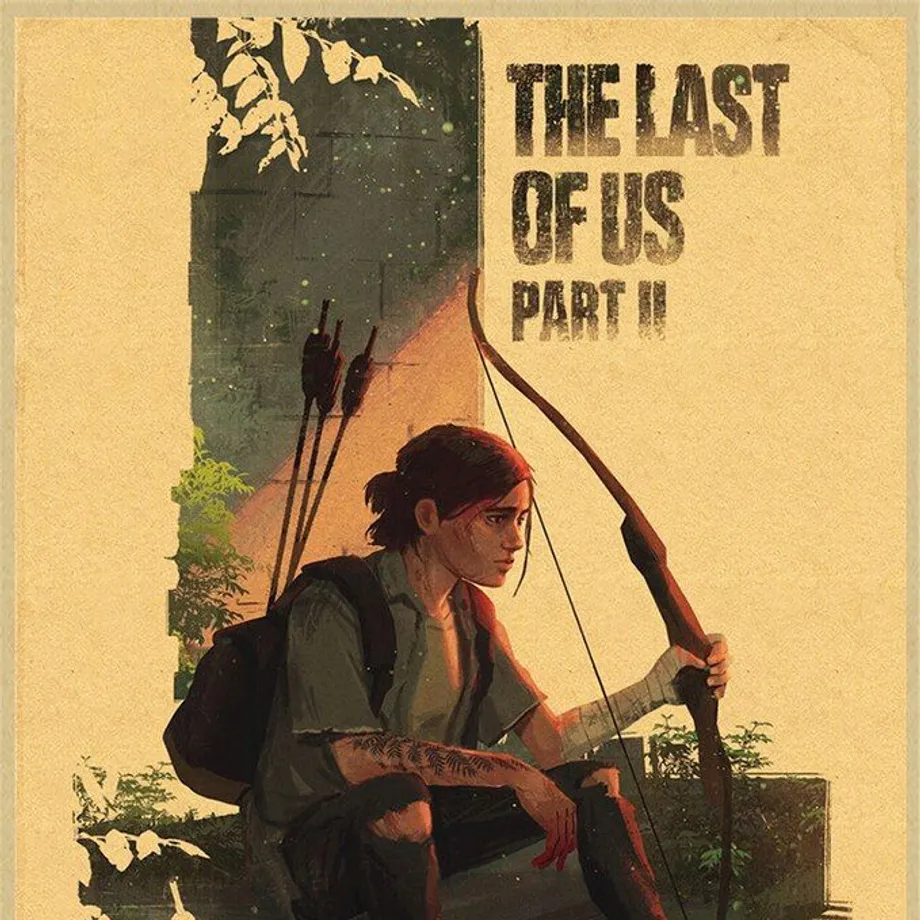 Plakát s motivem hry The Last of Us