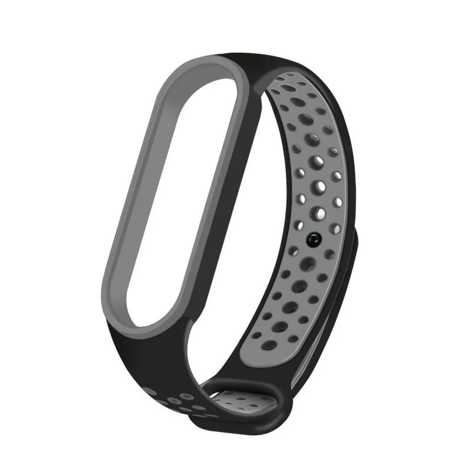 Silikonový řemínek pro Xiaomi Mi Band Stephania seda