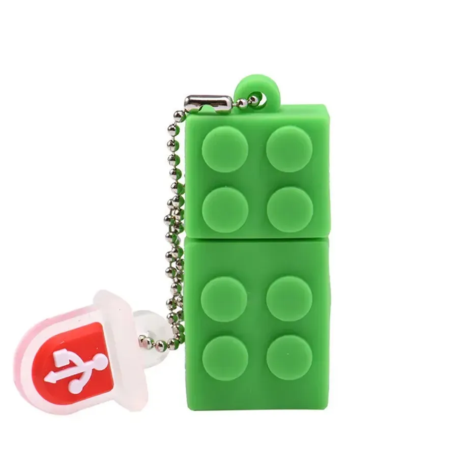 Stylový USB flash disk v provedení stavebnicové kostky