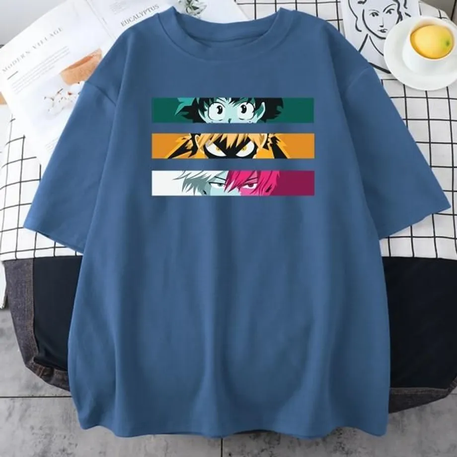 Dámské anime tričko My Hero Academia haze-blue-3 xxxl