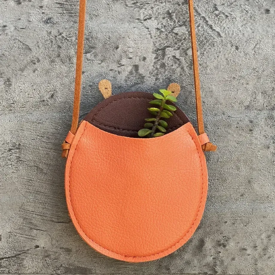 Dětská mini crossbody kabelka s motivem dýně / hrušky / berušky