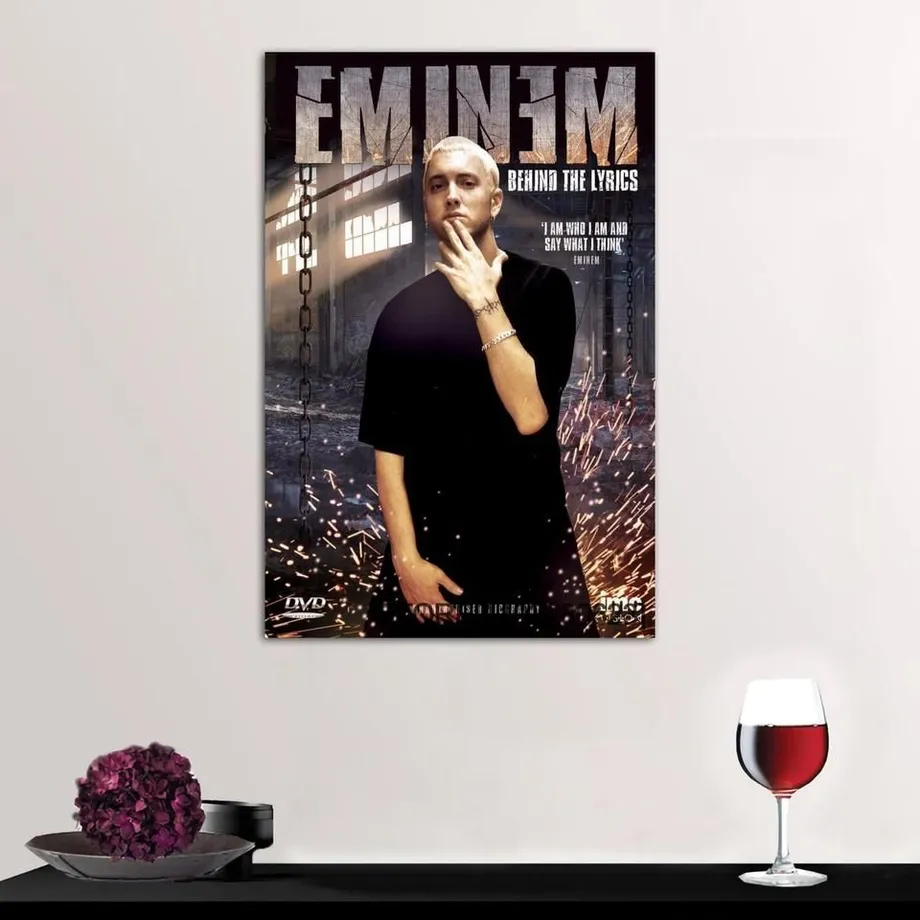 Plakát na plátně s motivem oblíbeného rappera EMINEM - různé velikosti