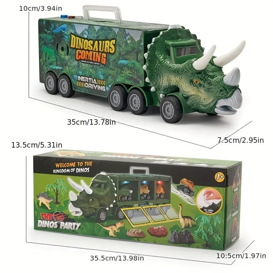 Vysunutí Dinosaur Storage Box Zvuk A Světlo Hudby