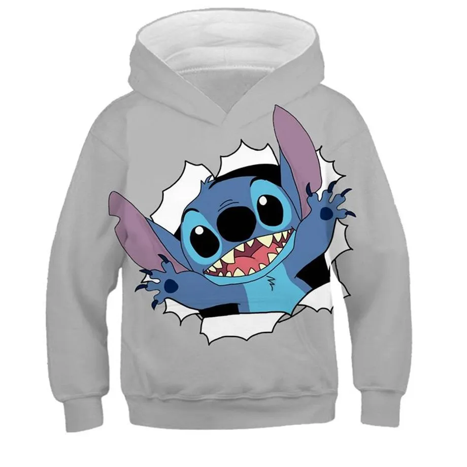 Dětská roztomilá mikina s kapucí Stitch